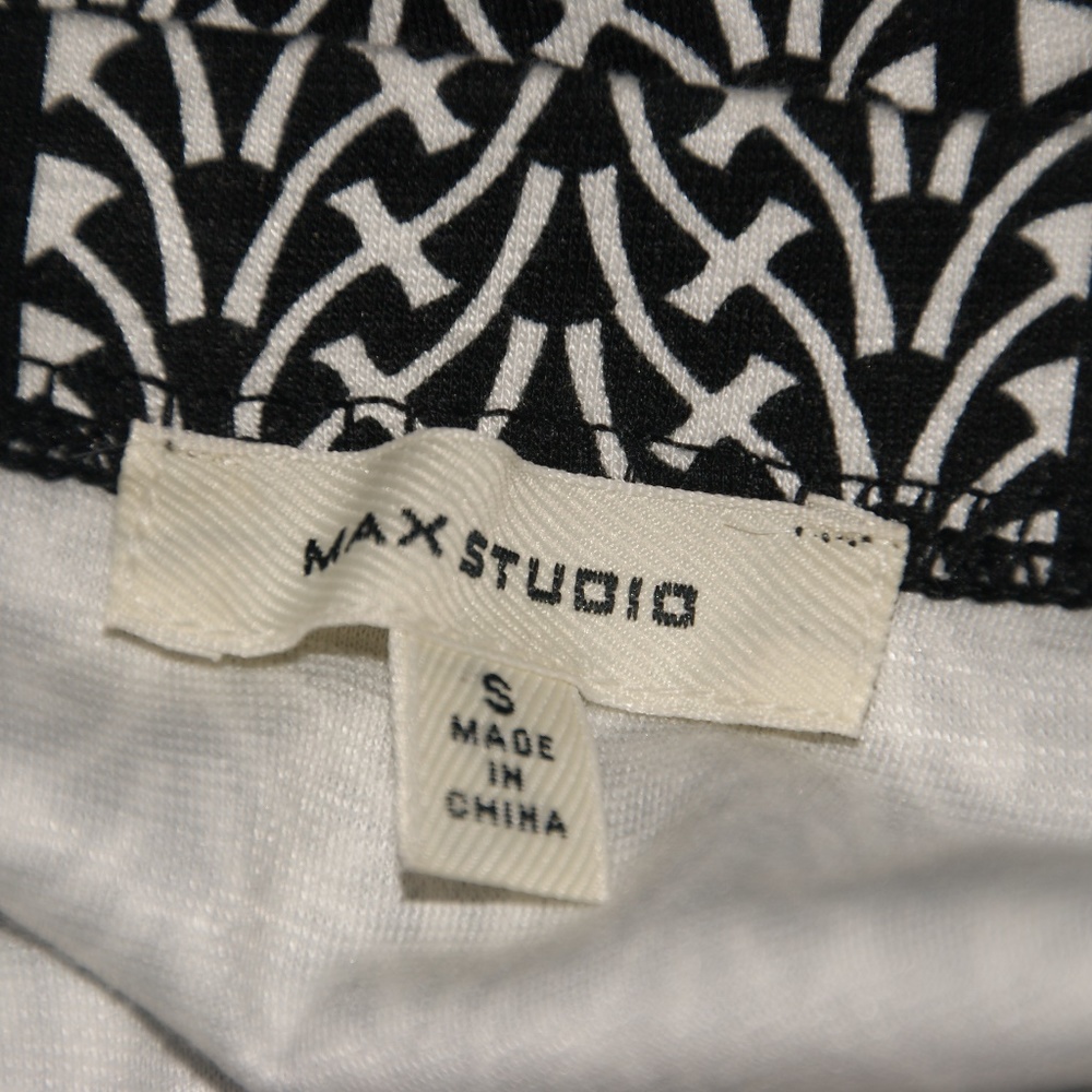 MAX STUDIO Printed Ponte Midi Pencil Skirt sz S - Picture 7 of 8